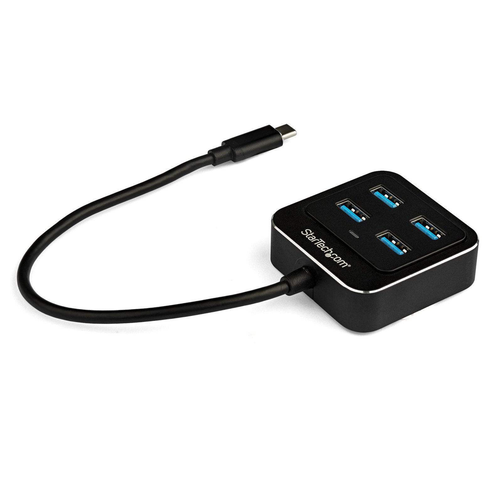 StarTech.com 4-Port USB C Hub - USB-C to 4x USB-A Ports - SuperSpeed 10Gbps 3.2 Gen 2 Type-C - Bus STA-HB31C4AB