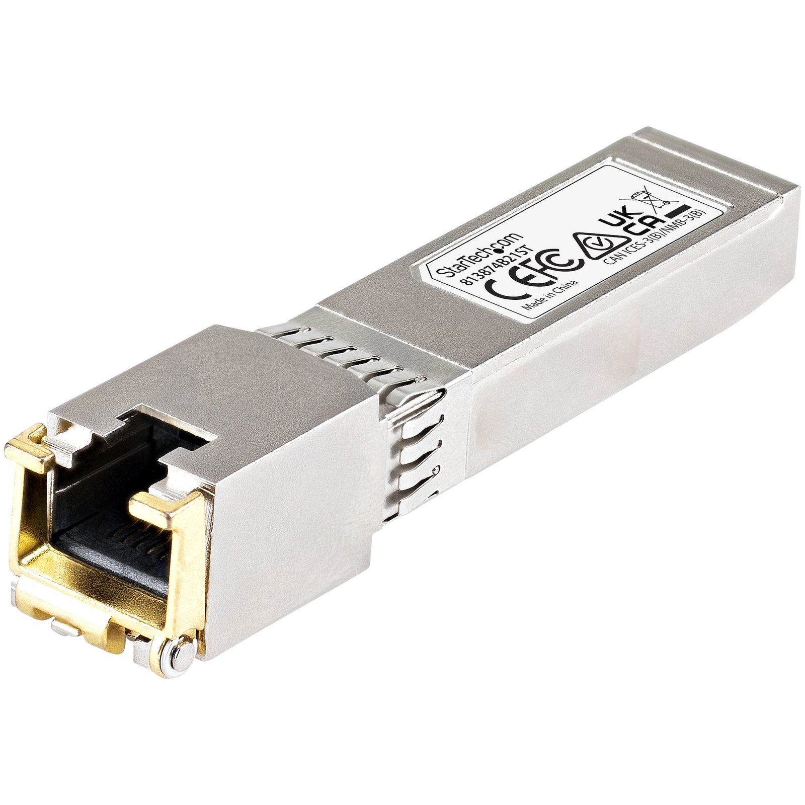 StarTech.com HPE 813874-B21 Compatible SFP+ Module - 10GBASE-T - to RJ45 Cat6/Cat5e - 10GE Gigabit STA-813874B21ST