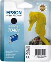 EPSON PRINT Seahorse T0481 - Série "Hippocampe" noir ink cartridge 1 pc(s) Original Black EPS-T048120-S
