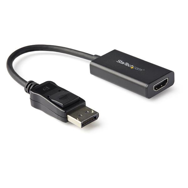 StarTech.com DisplayPort to HDMI Adapter - 4K 60Hz HDR10 Active 1.4 2.0b Video Converter - DP STA-DP2HD4K60H