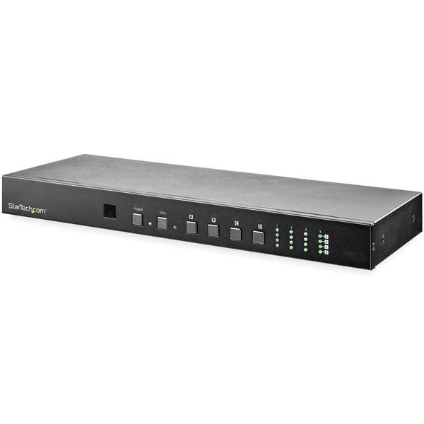 StarTech.com 4x4 HDMI Matrix Switch with Audio and Ethernet Control - 4K 60Hz - TAA STA-VS424HD4K60