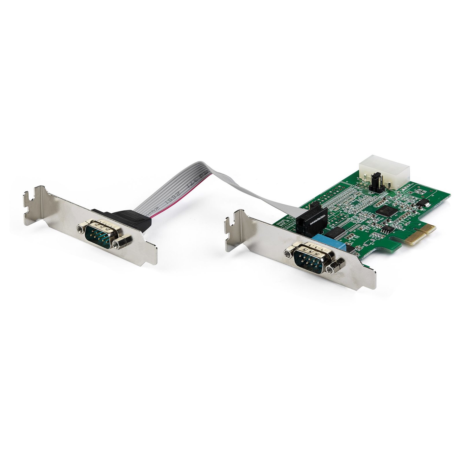 StarTech.com 2-port PCI Express RS232 Serial Adapter Card - PCIe Host Controller - to DB9 - 16950 STA-PEX2S953LP