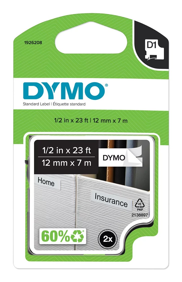 DYMO 1926208 printer label White Self-adhesive NWL-1926208