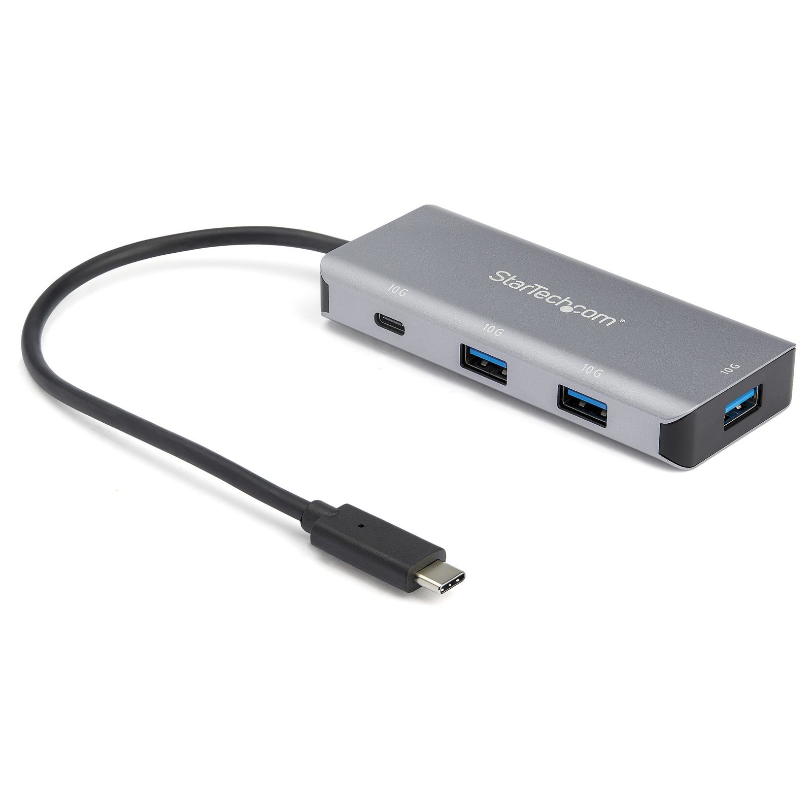 StarTech.com 4 Port USB C Hub w/ 3x A & 1x - SuperSpeed 10Gbps Type-C 3.2 Gen 2 - Bus Powered - STA-HB31C3A1CB