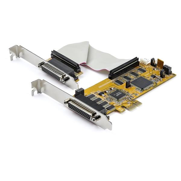 StarTech.com 8-Port PCI Express RS232 Serial Adapter Card, PCIe 16C1050 UART, Low Profile DB9 STA-PEX8S1050LP
