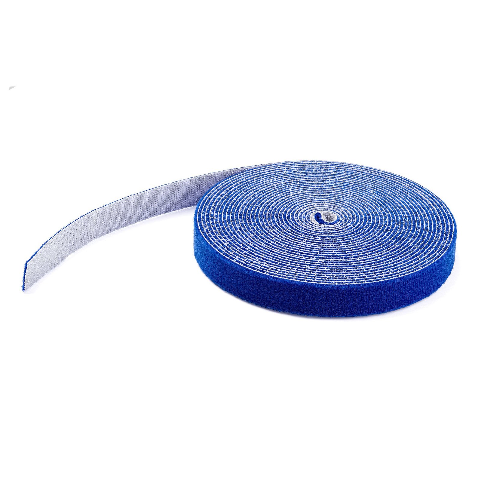 StarTech.com 25ft (7.6m) Hook and Loop Roll, Blue, Cut-to-Size Reusable Cable Ties, Bulk Industrial STA-HKLP25BL