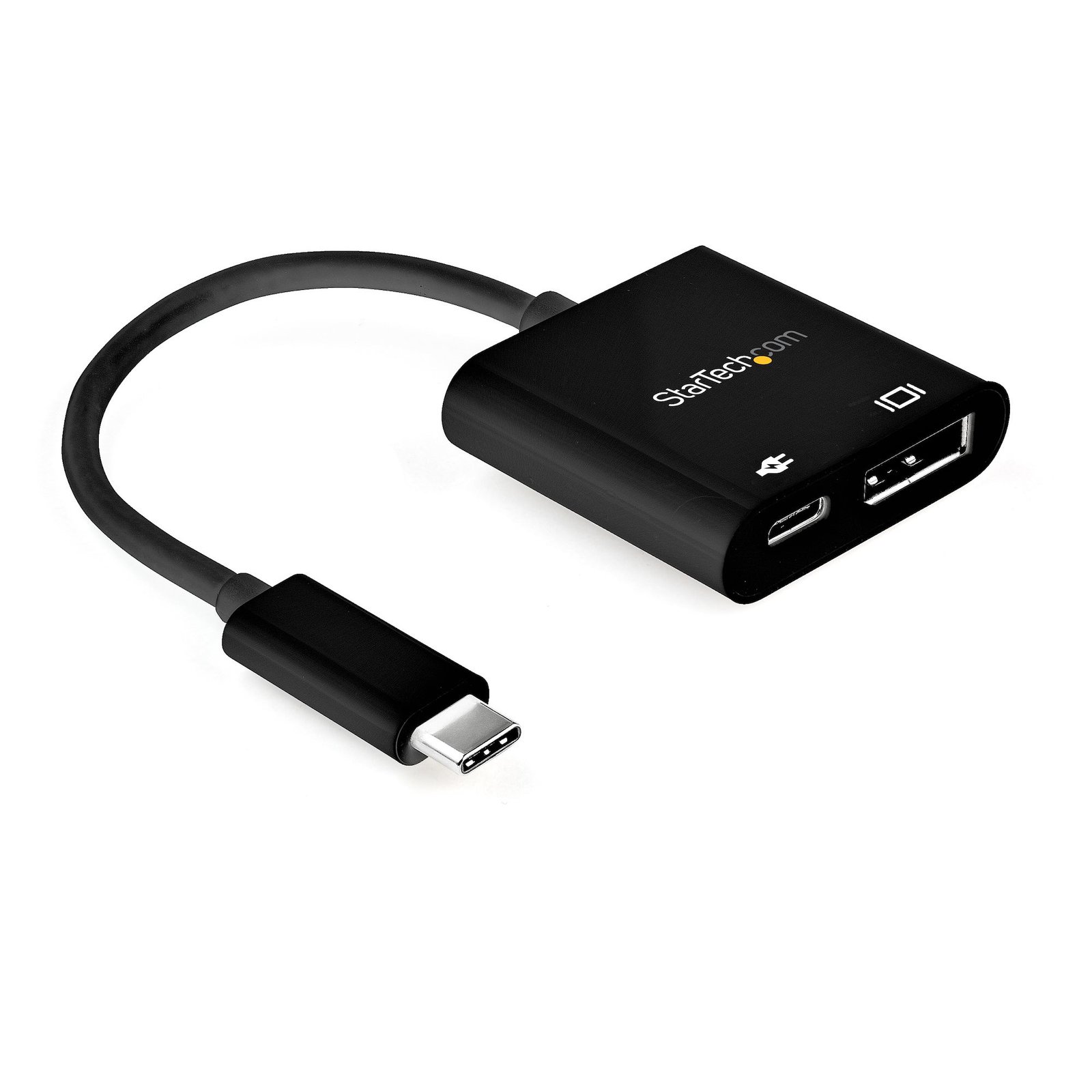 StarTech.com USB C to DisplayPort Adapter with Power Delivery - 8K 60Hz /4K 120Hz Type DP 1.4 Video STA-CDP2DP14UCPB