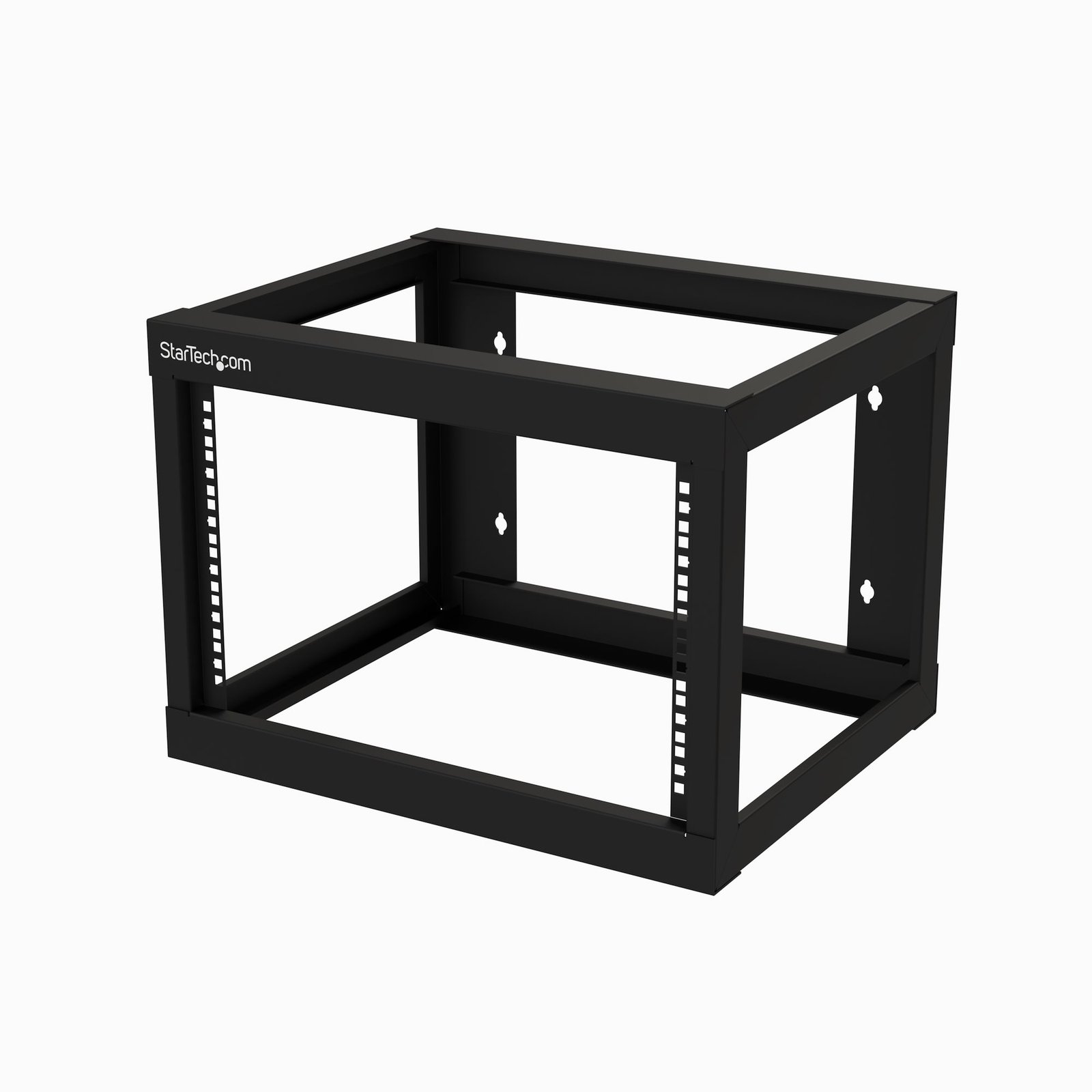 StarTech.com 2-Post 6U Heavy-Duty Wall-Mount Network Rack, 19" Open Frame Server 18" Deep, Wall STA-RK619WALLO