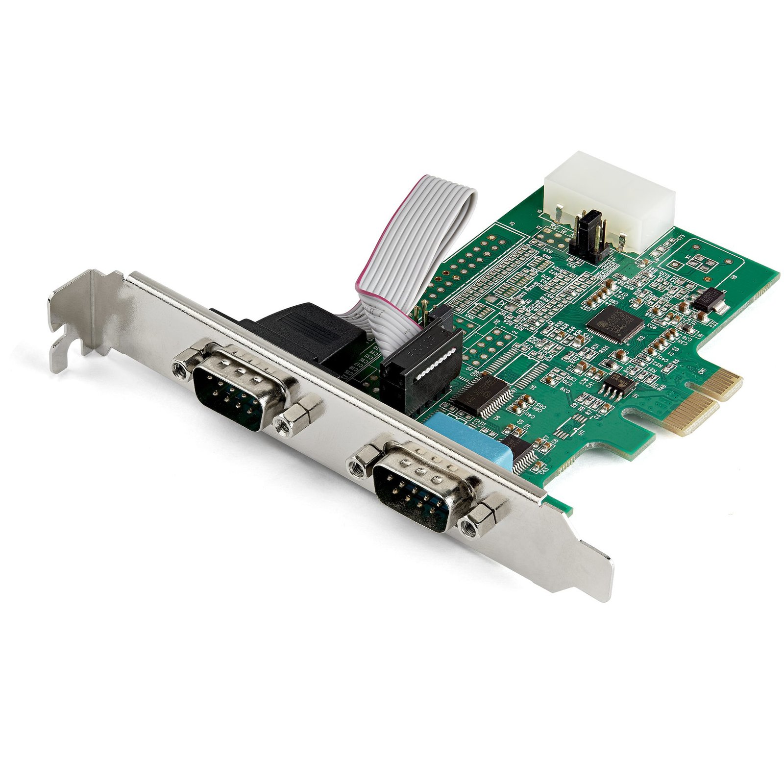 StarTech.com 2-port PCI Express RS232 Serial Adapter Card - PCIe Host Controller - to Dual DB9 - STA-PEX2S953
