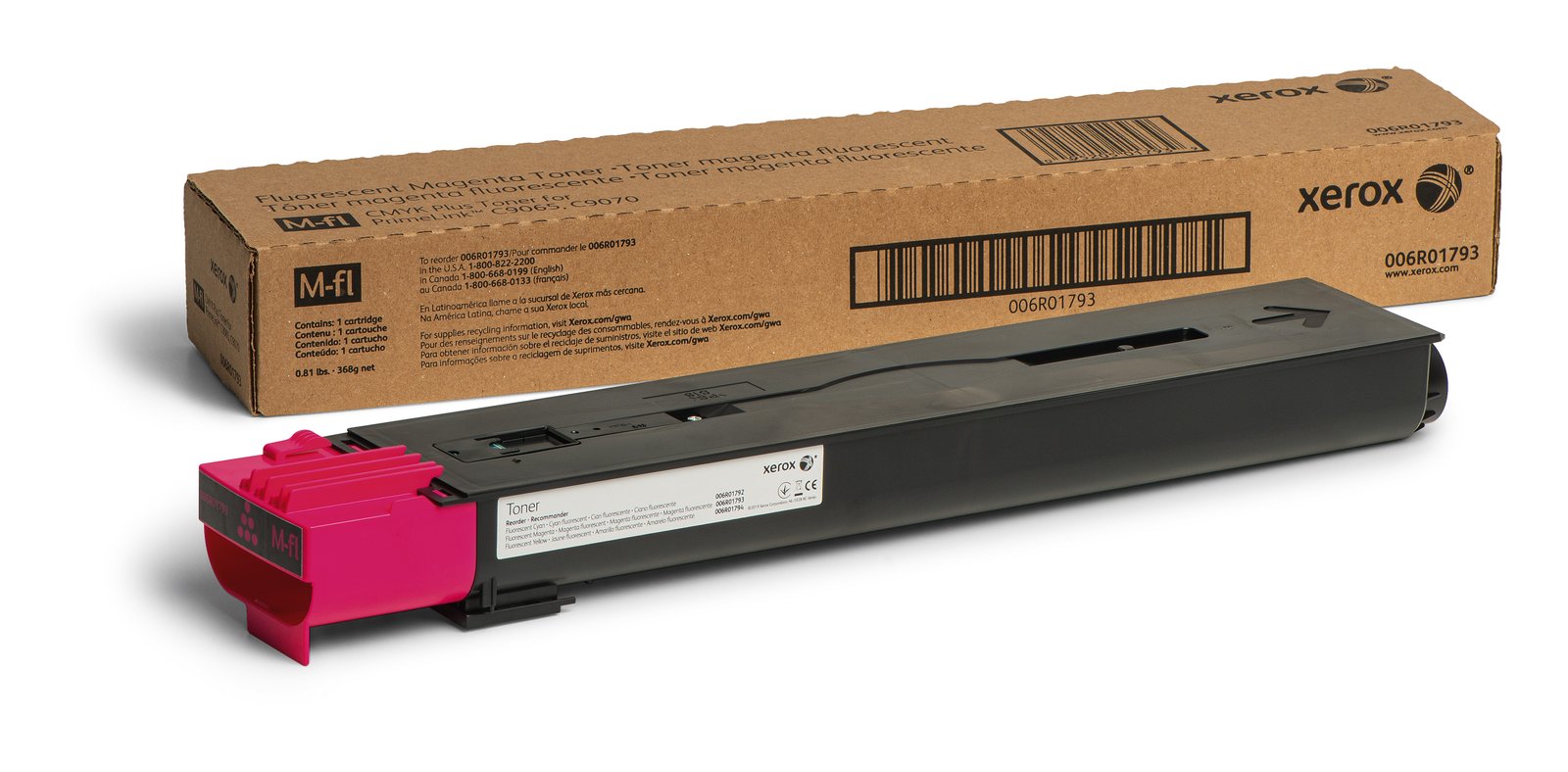 Xerox Genuine PrimeLink C9065 / C9070 Fluorescent Magenta Toner Cartridge - 006R01793 XER-006R01793