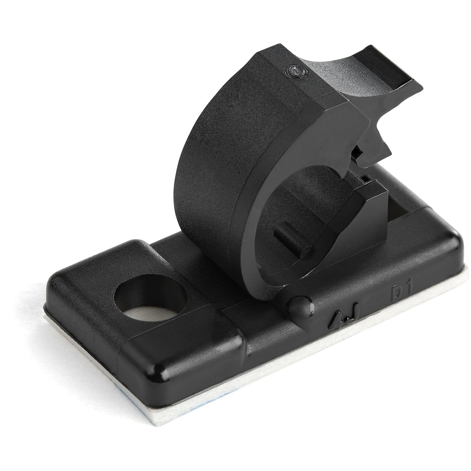 StarTech.com 100 Adhesive Cable Management Clips Black - Network/Ethernet/Office Desk/Computer Cord STA-CBMCC1