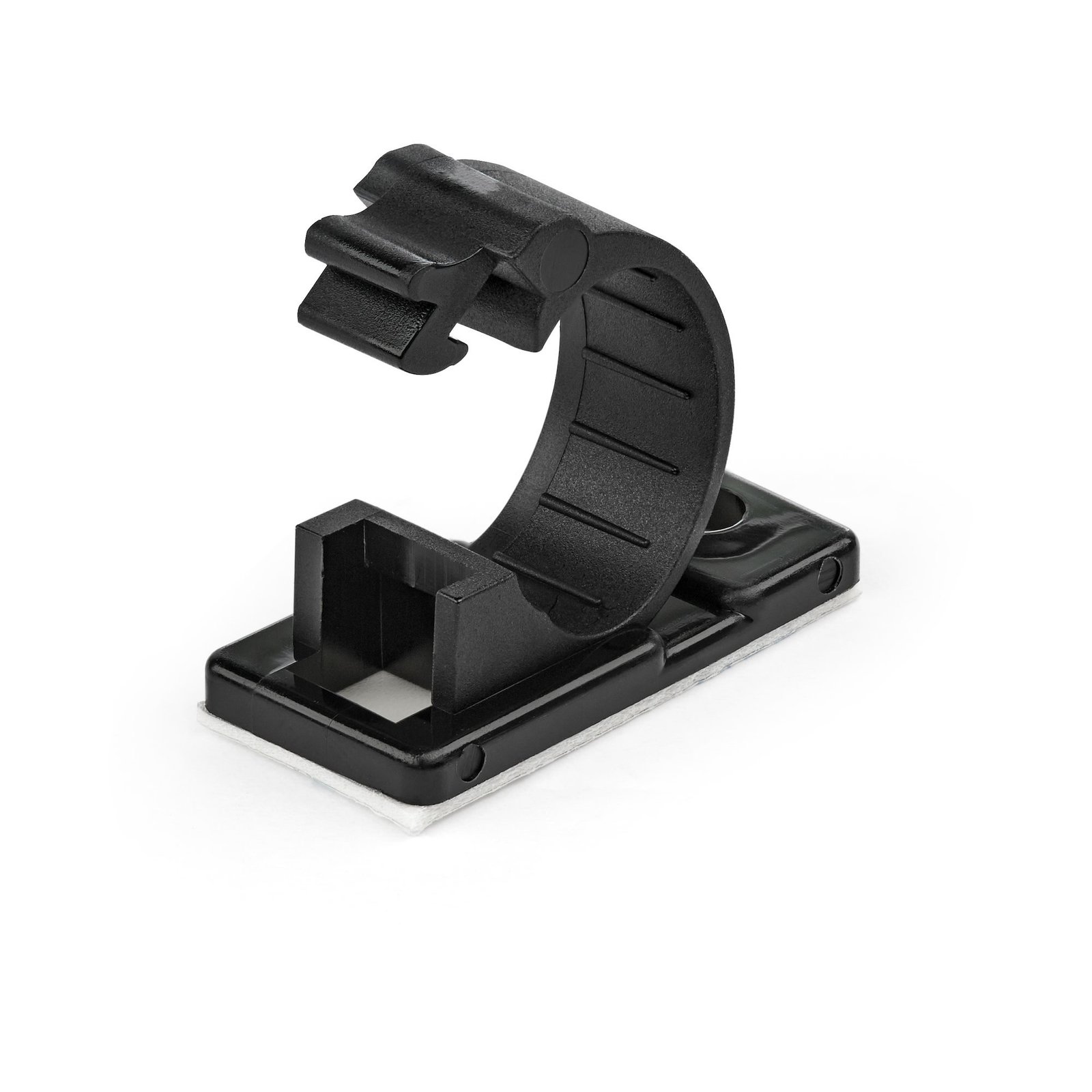StarTech.com 100 Adhesive Cable Management Clips Black - Network/Ethernet/Office Desk/Computer Cord STA-CBMCC2