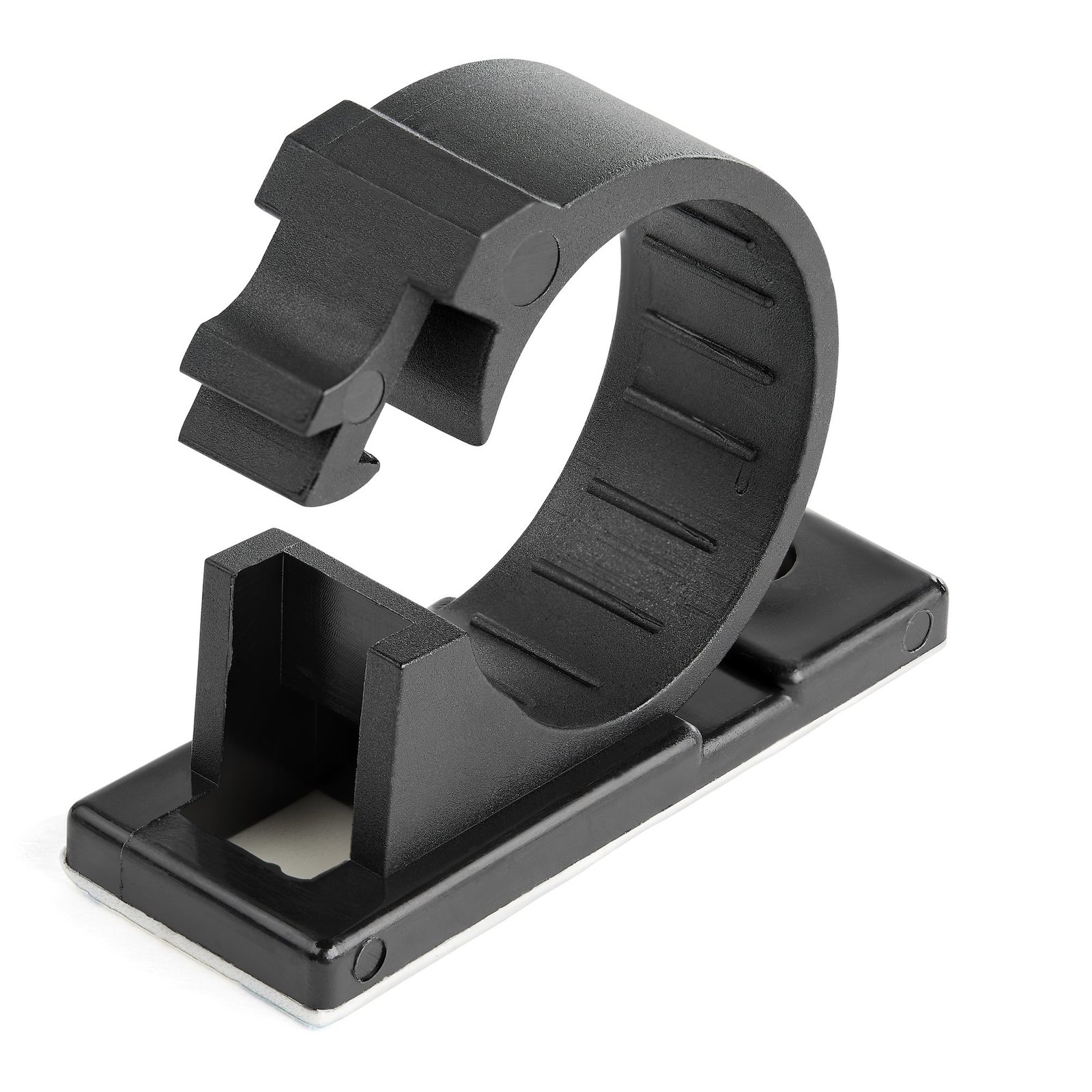 StarTech.com 100 Adhesive Cable Management Clips Black - Network/Ethernet/Office Desk/Computer Cord STA-CBMCC3