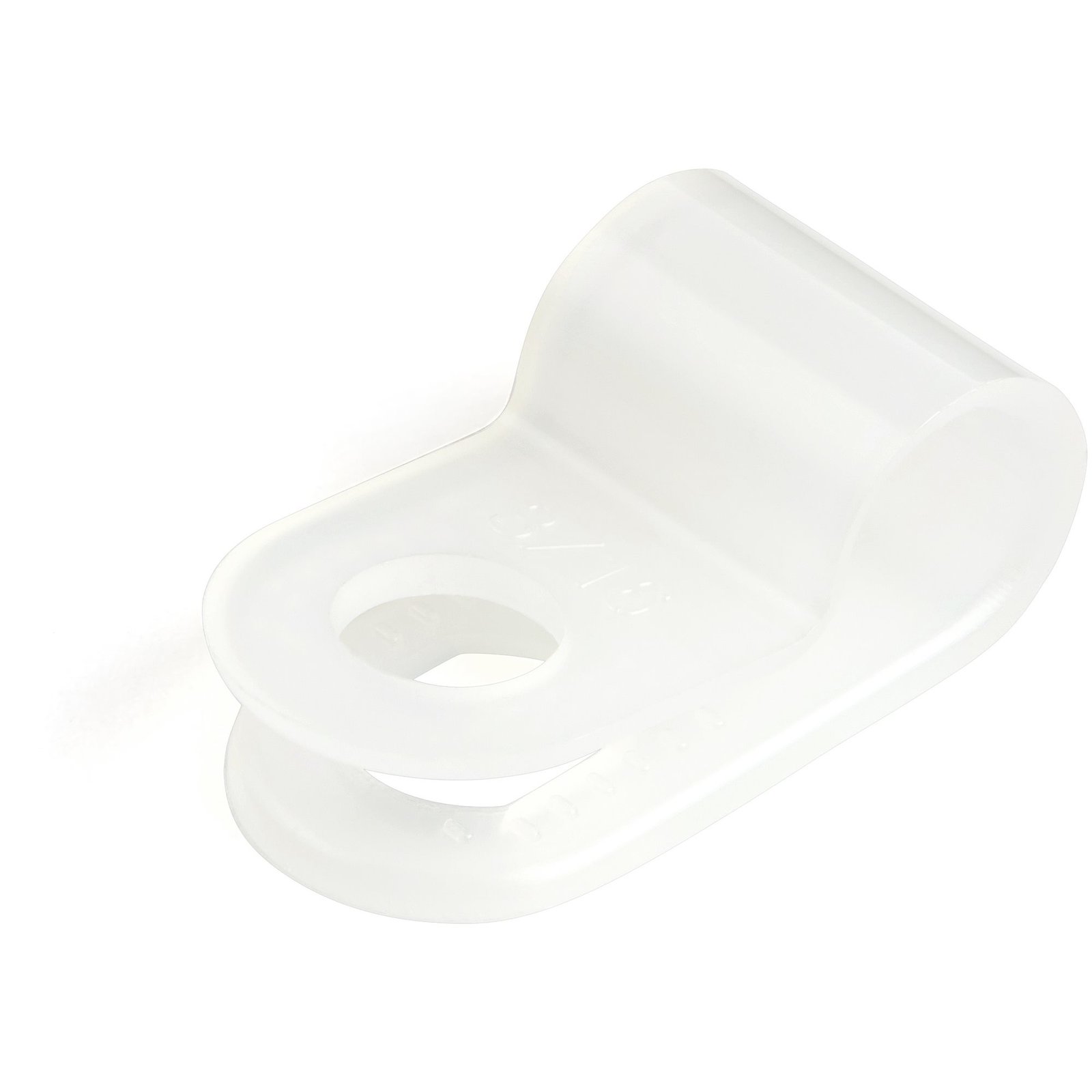 StarTech.com 100 Pack Screw Mount Cable Clamps - Small 5mm Bundle Fastener/Holder - R-Type Single STA-CBMSDCC1