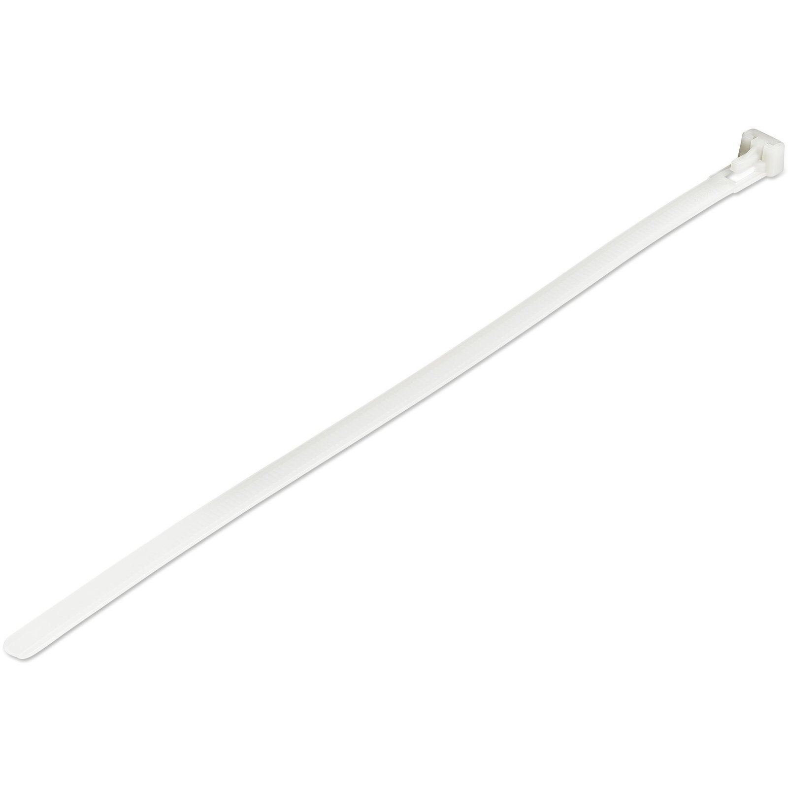 StarTech.com 10"(25cm) Reusable Cable Ties - 1/4"(7mm) wide, 2-1/2"(65mm) Bundle Dia. 50lb(22kg) STA-CBMZTRB10