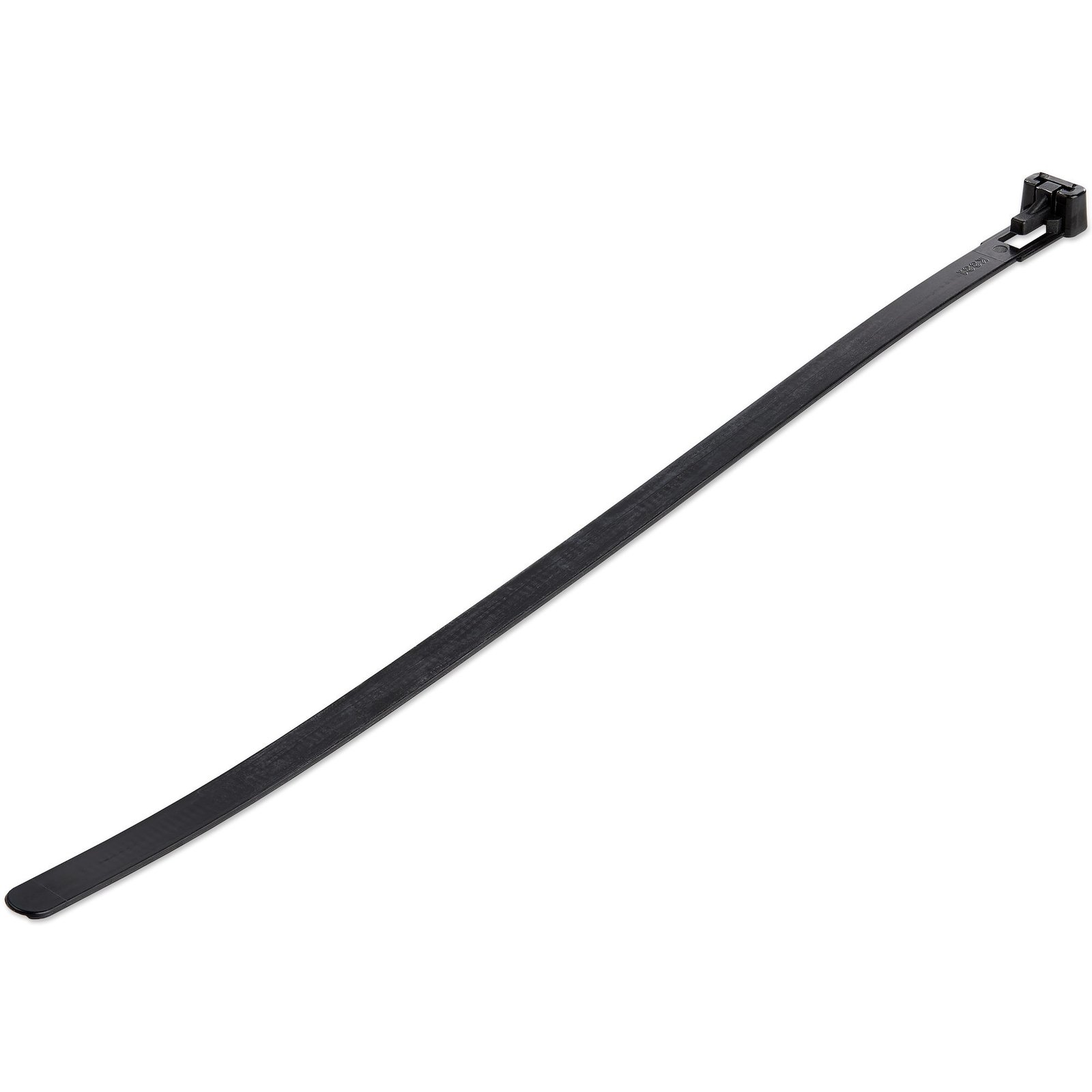 StarTech.com 10"(25cm) Reusable Cable Ties - 1/4"(7mm) wide, 2-1/2"(65mm) Bundle Dia. 50lb(22kg) STA-CBMZTRB10BK