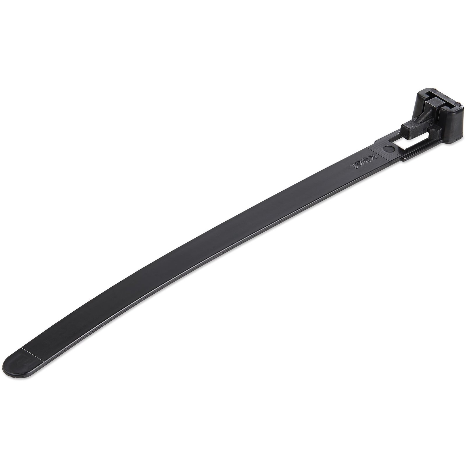 StarTech.com 5"(12cm) Reusable Cable Ties - 1/4"(7mm) wide, 1-1/8"(30mm) Bundle Dia. 50lb(22kg) STA-CBMZTRB5BK