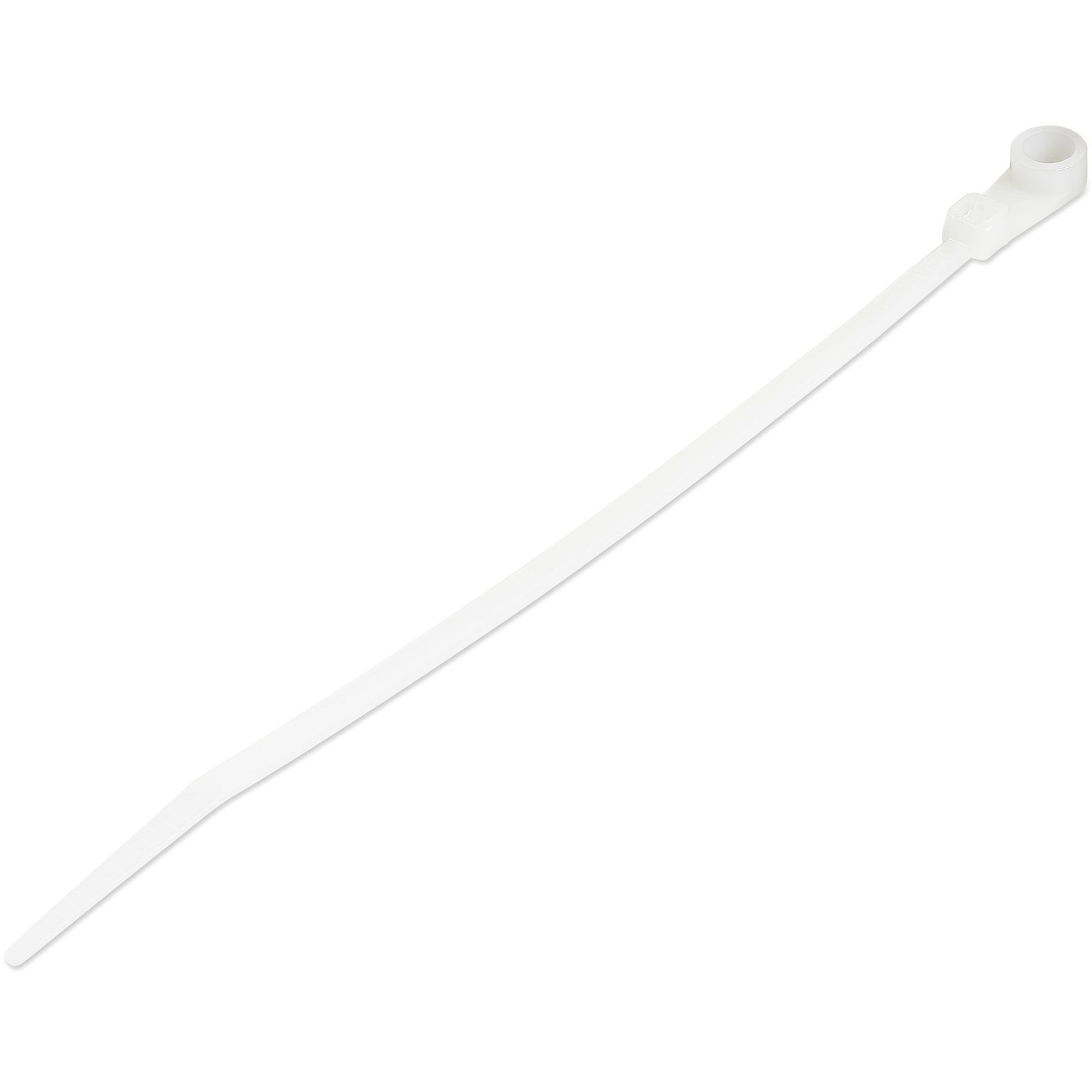 StarTech.com 6"(15cm) Cable Ties with Mounting Hole - 1/8"(3mm) wide, 1-1/2"(40mm) Bundle Dia. STA-CBMZTS10N6
