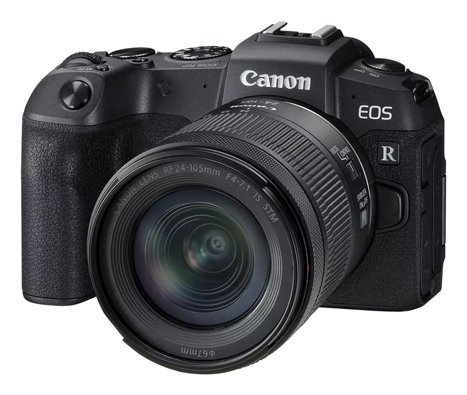 CANON USA EOS RP + RF 24-105mm F4-7.1 IS STM MILC 26.2 MP CMOS 6240 x 4160 pixels Black CNC-3380C132