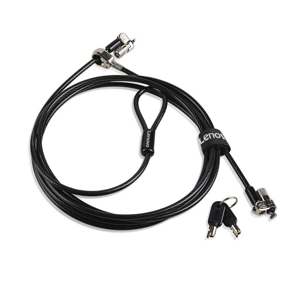 Lenovo 4Z10P40248 cable lock Black 2.5 m LEN-4Z10P40248
