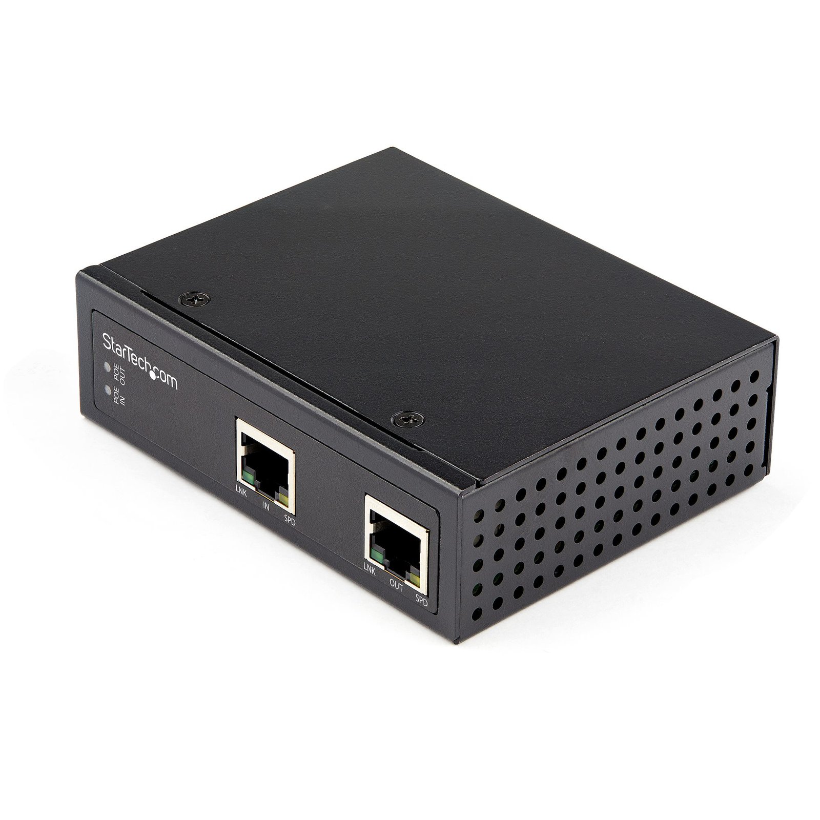 StarTech.com Industrial Single Port Gigabit PoE Extender - 60W 802.3bt - 100m/ 330ft - Power Over STA-POEEXT1G60W