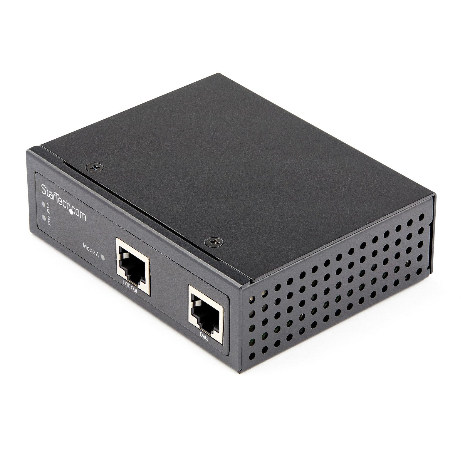 StarTech.com Industrial Gigabit Ethernet PoE Injector - 30W 802.3at Midspan 48V-56VDC DIN Rail STA-POEINJ30W