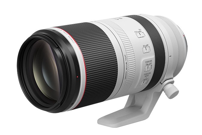 CANON USA RF 100-500mm F4.5-7.1 L IS USM MILC Super telephoto lens Black, White CNC-4112C002
