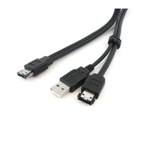 StarTech.com 3 ft eSATA and USB A to Power Cable - M/M SNO-ESATAUSBMM3
