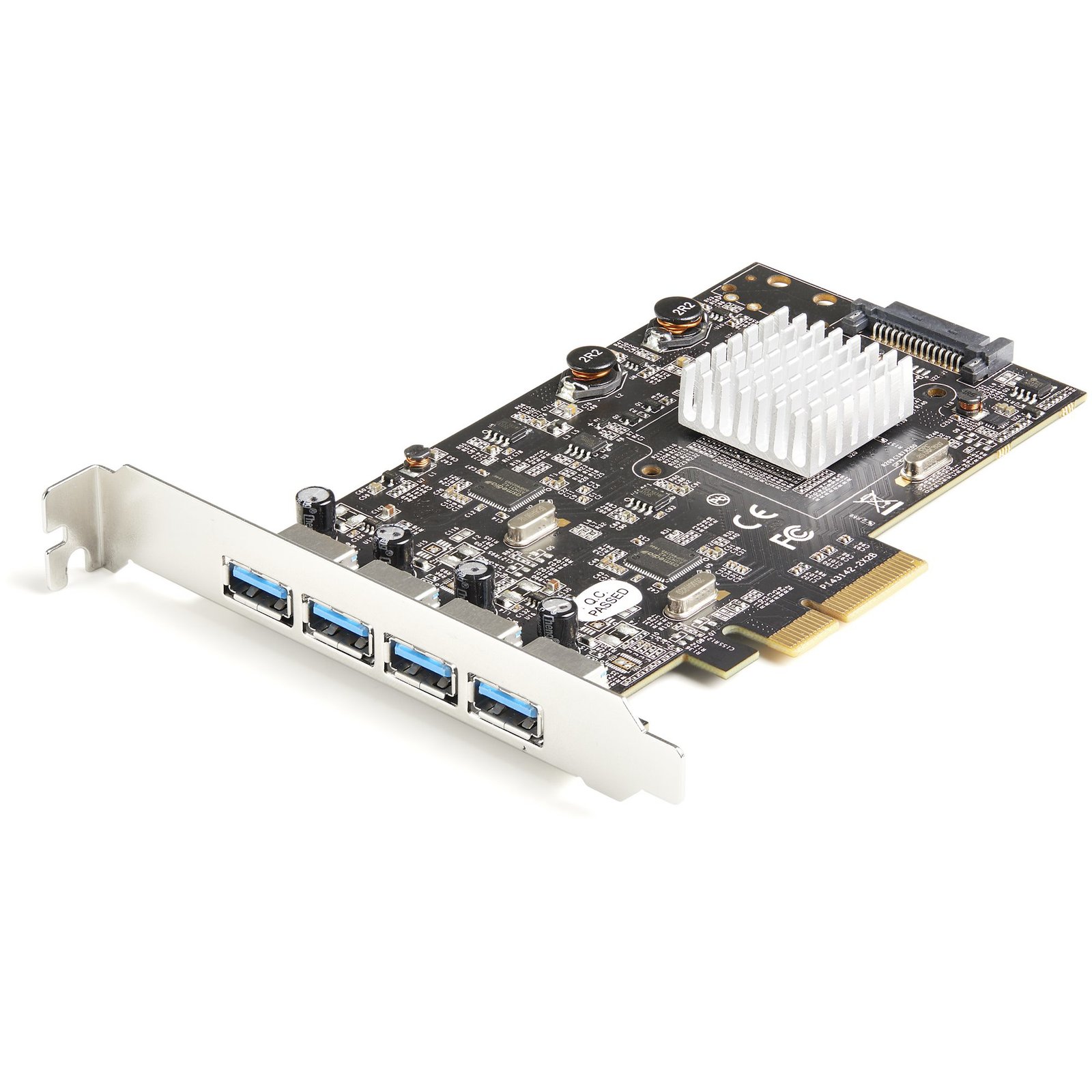 StarTech.com 4-Port USB PCIe Card - 10Gbps 3.2 Gen 2 Type-A PCI Express Expansion with Controllers STA-PEXUSB314A2V2