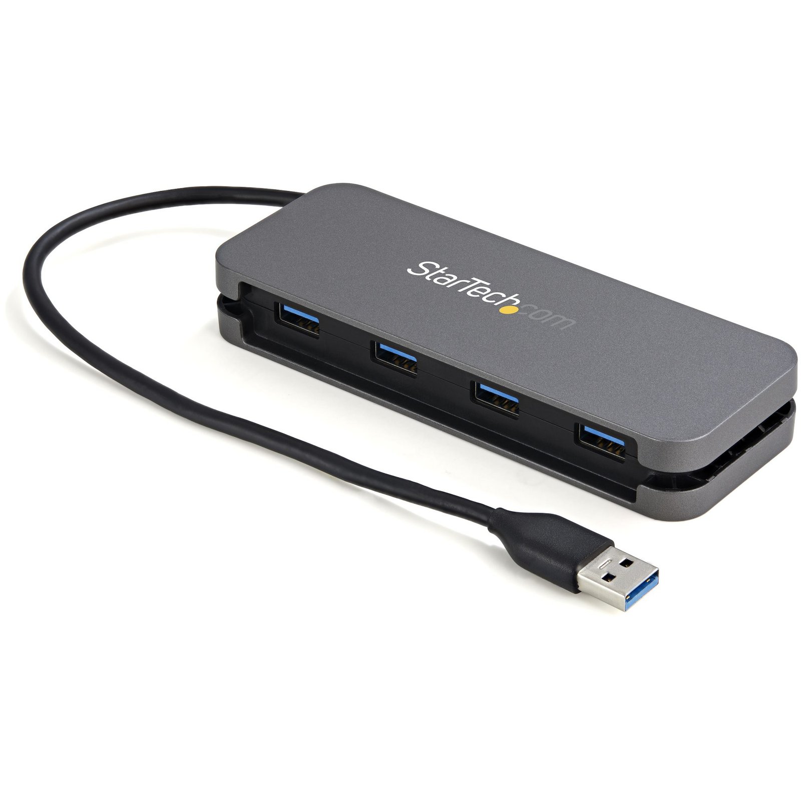 StarTech.com 4 Port USB 3.0 Hub - USB-A to 4x - SuperSpeed 5Gbps Portable 3.2 Gen 1 Type-A - Bus STA-HB30AM4AB