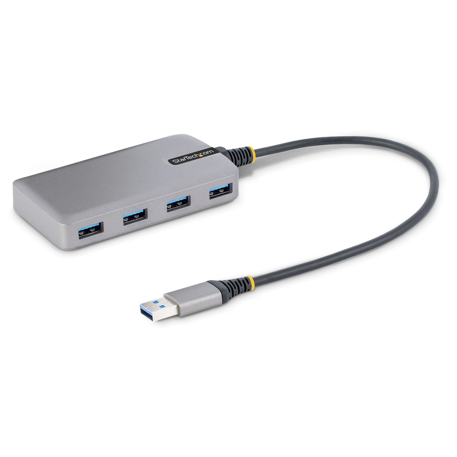 StarTech.com 4-Port USB Hub - 3.0 5Gbps, Bus Powered, USB-A to 4x w/ Optional Auxiliary Power Input 5G4AB-USB-A-HUB