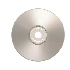 VERBATIM AMERICAS LLC CD-R 80MIN 700MB 52X Silver Inkjet Printable 50pk Spindle 50 pc(s) VBM-95005
