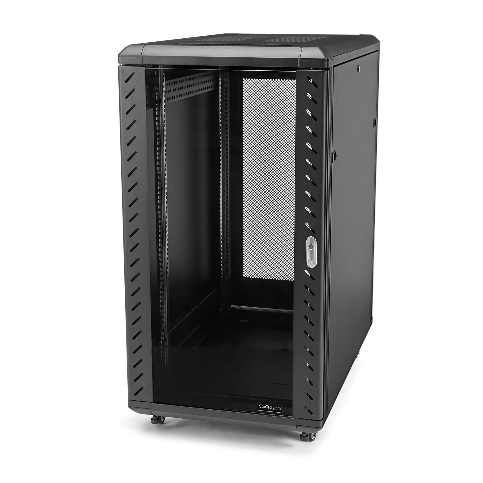 StarTech.com 32U Enterprise-Grade Flat Pack Server Rack Cabinet, 19in Enclosed 4-Post with 29in STA-RK3236BKF