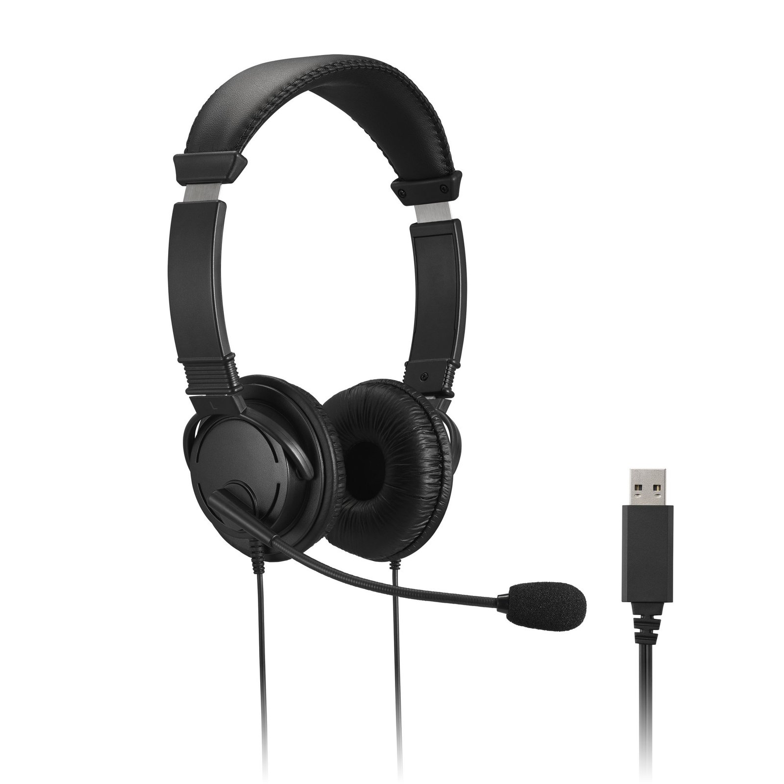 KENSINGTON COMPUTER Classic USB-A Headset with Mic and Volume Control KEN-K33065WW