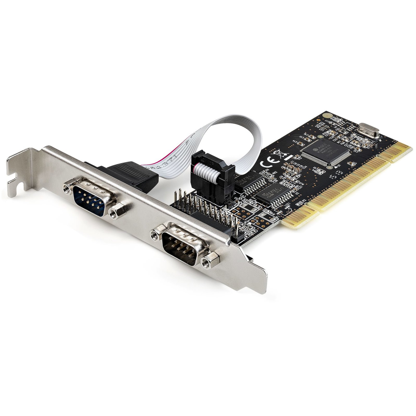 StarTech.com PCI Serial Parallel Combo Card with Dual RS232 Ports (DB9) & 1x LPT Port (DB25) - STA-PCI2S1P2