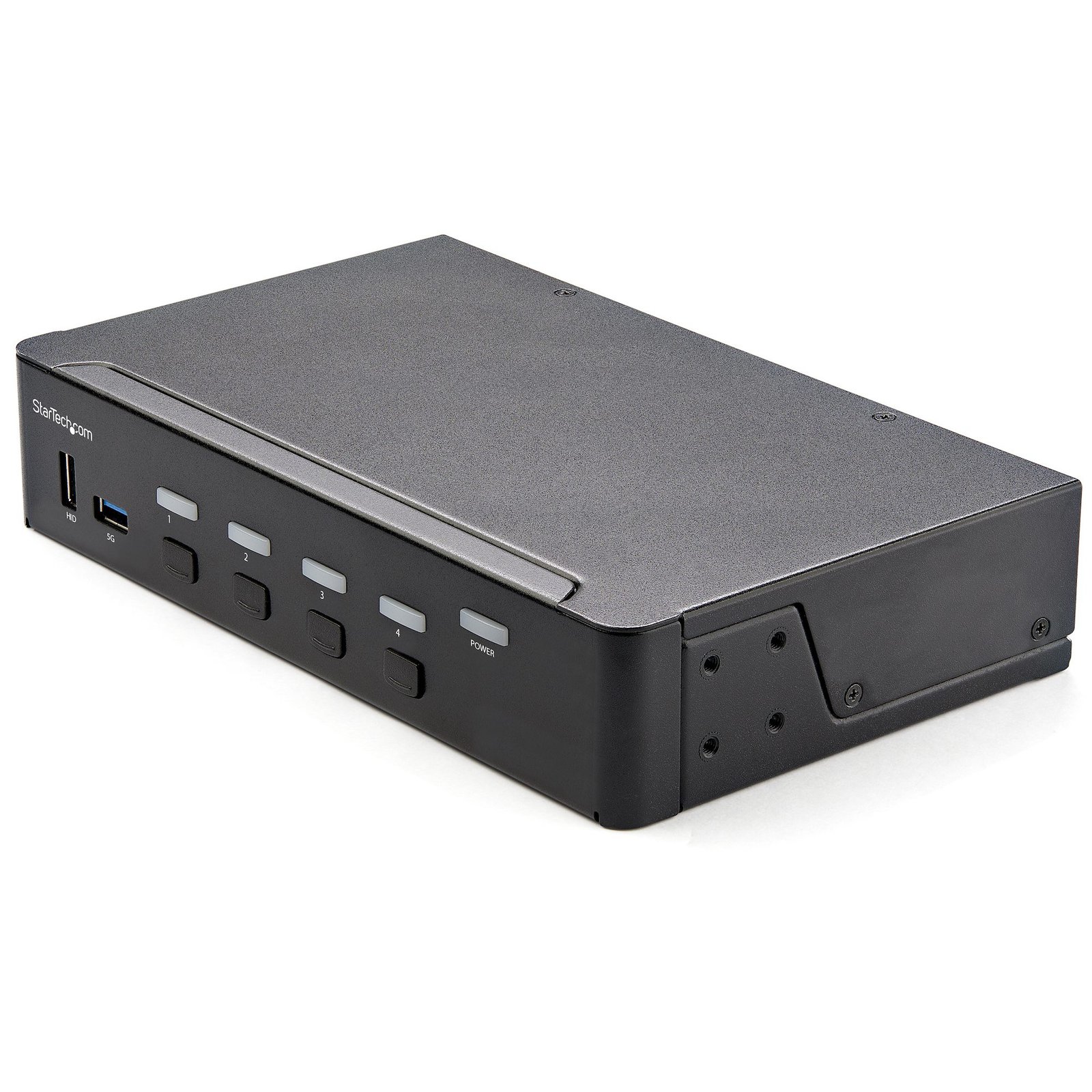 StarTech.com 4 Port HDMI KVM Switch - Single Monitor 4K 60Hz Ultra HD HDR - Desktop 2.0 with 2 USB STA-SV431HU34K6