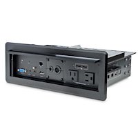 StarTech.com Conference Table Box for AV Connectivity & Power/Charging - 4K HDMI output with DP, & STA-KITBXAVHDPNA
