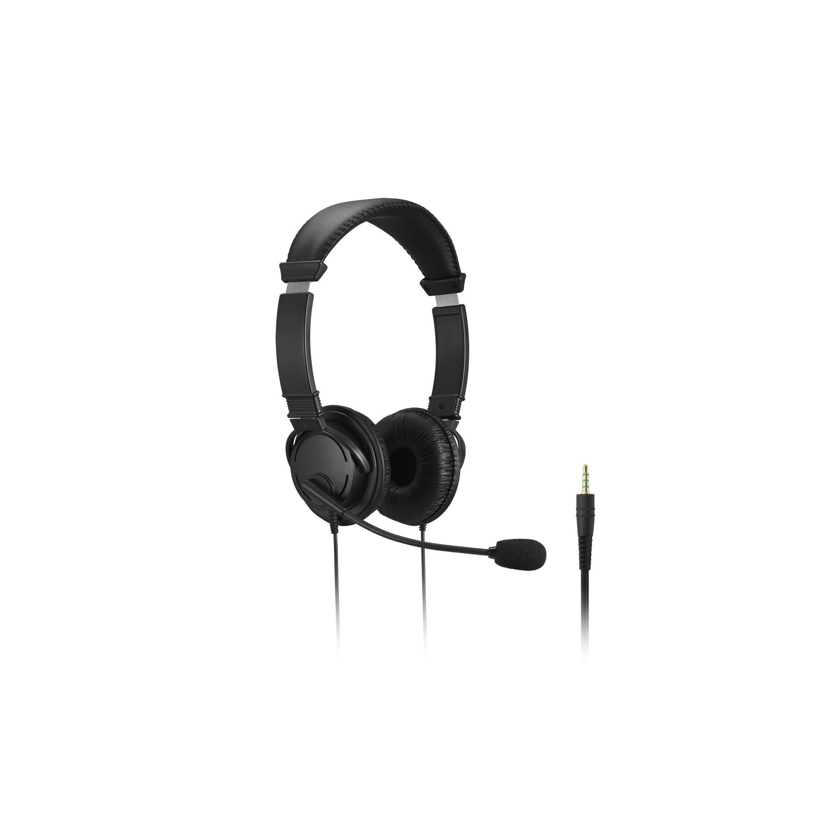 KENSINGTON COMPUTER Classic 3.5mm Headset with Mic and Volume Control KEN-K33597WW