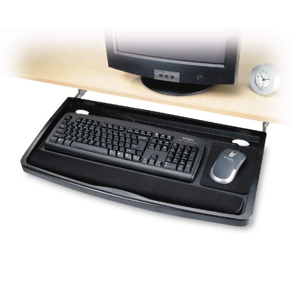Kensington SmartFit Underdesk Comfort Keyboard Drawer Black k60004US
