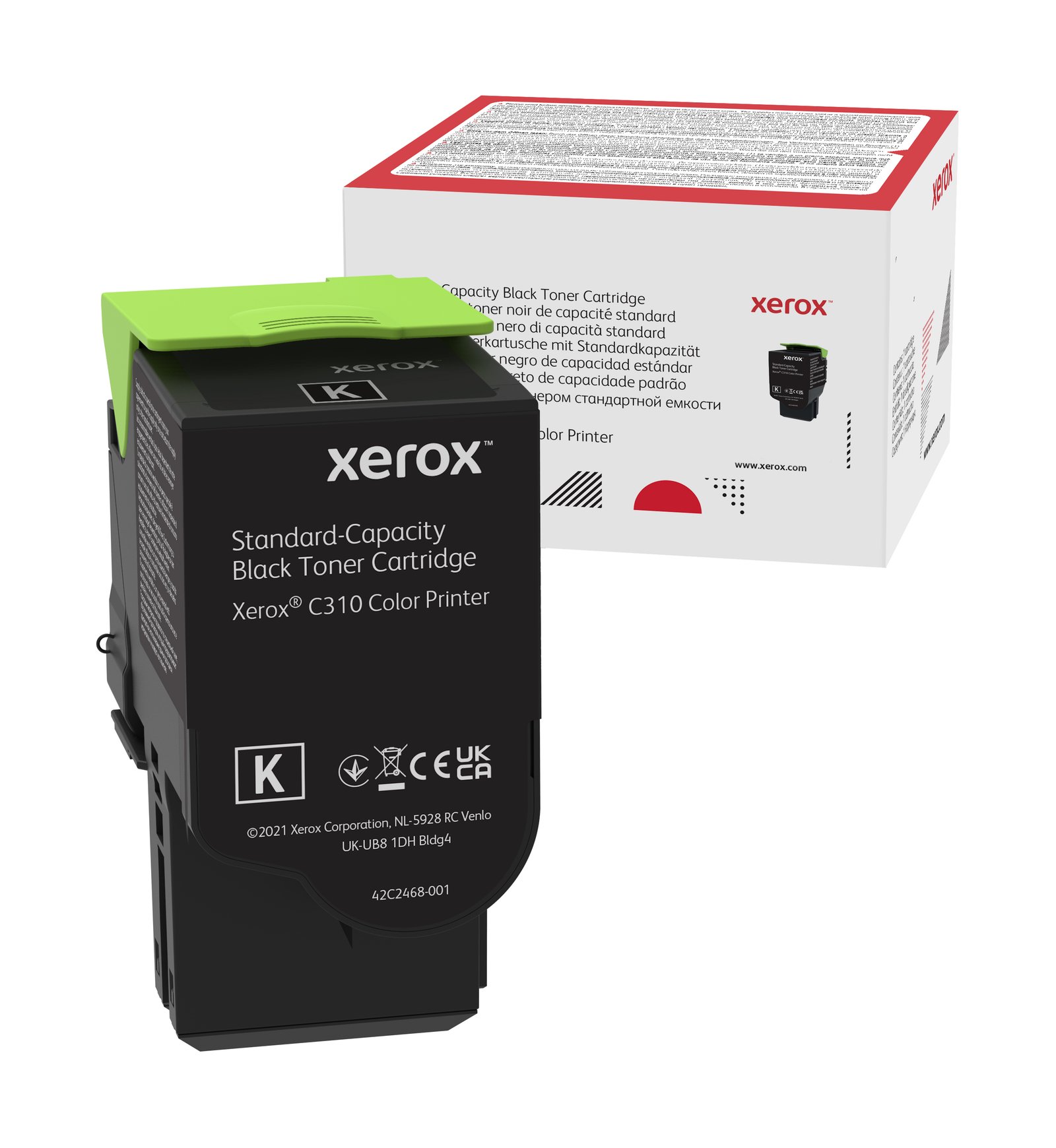 Xerox Genuine ® C310 Color Printer/C315 Multifunction Printer Black Standard capacity Toner XER-006R04356