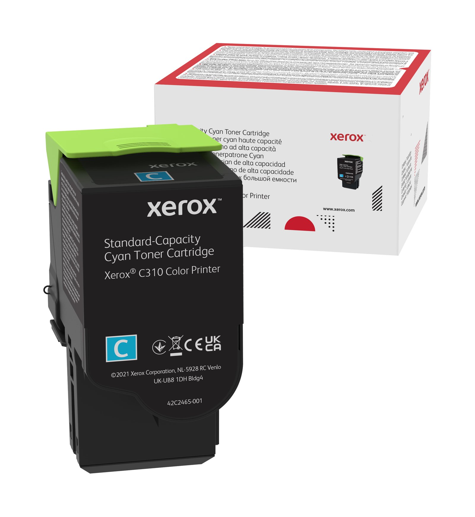 Xerox Genuine ® C310 Color Printer/C315 Multifunction Printer Cyan Standard capacity Toner XER-006R04357