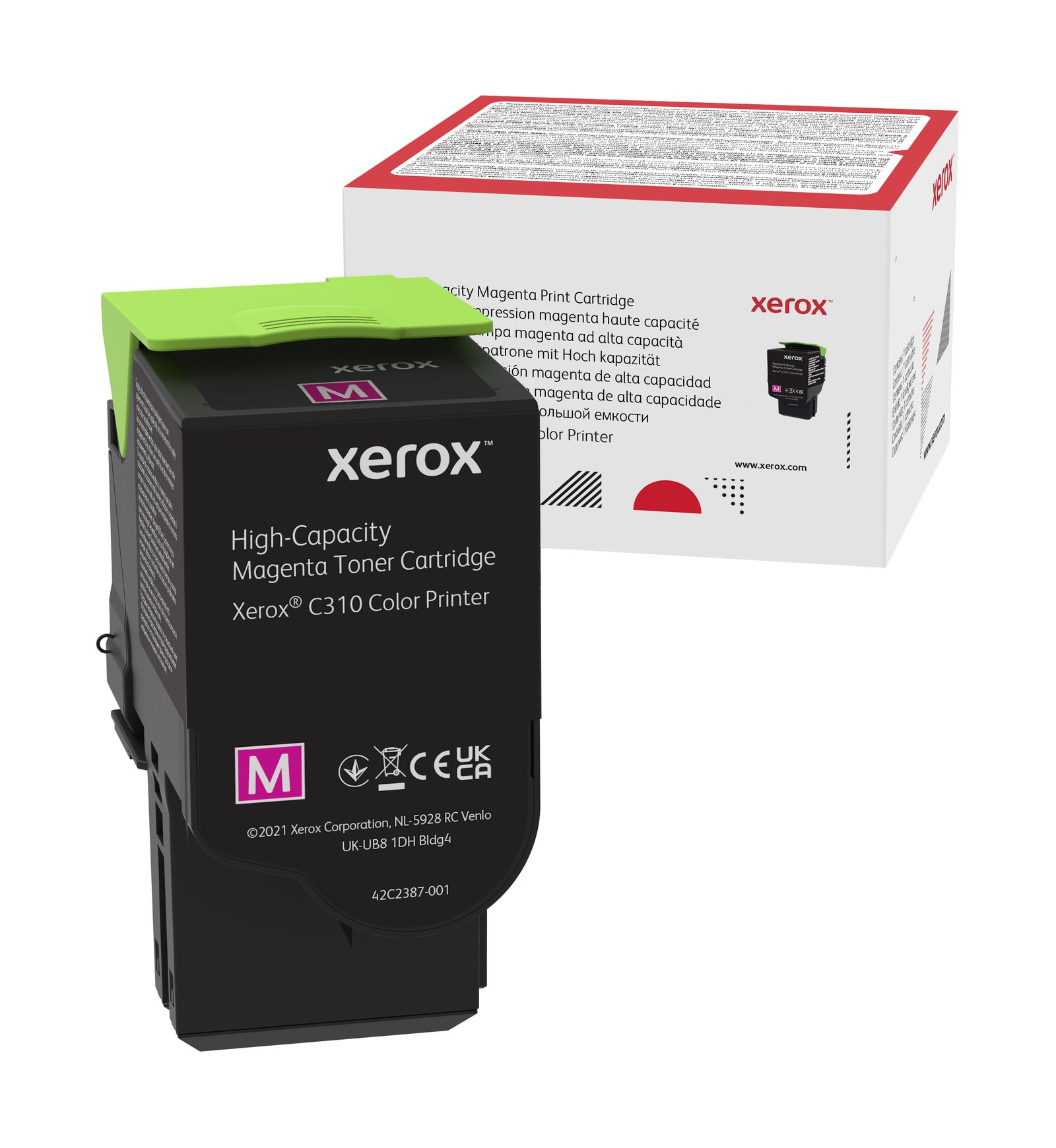 Xerox Genuine ® C310 Color Printer/C315 Multifunction Printer Magenta High capacity Toner Cartridge XER-006R04366