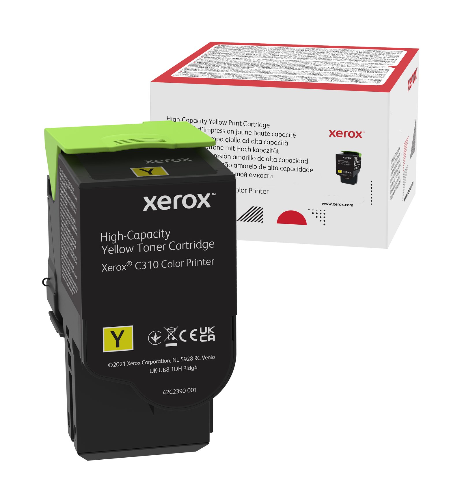 Xerox Genuine ® C310 Color Printer/C315 Multifunction Printer Yellow High capacity Toner Cartridge XER-006R04367