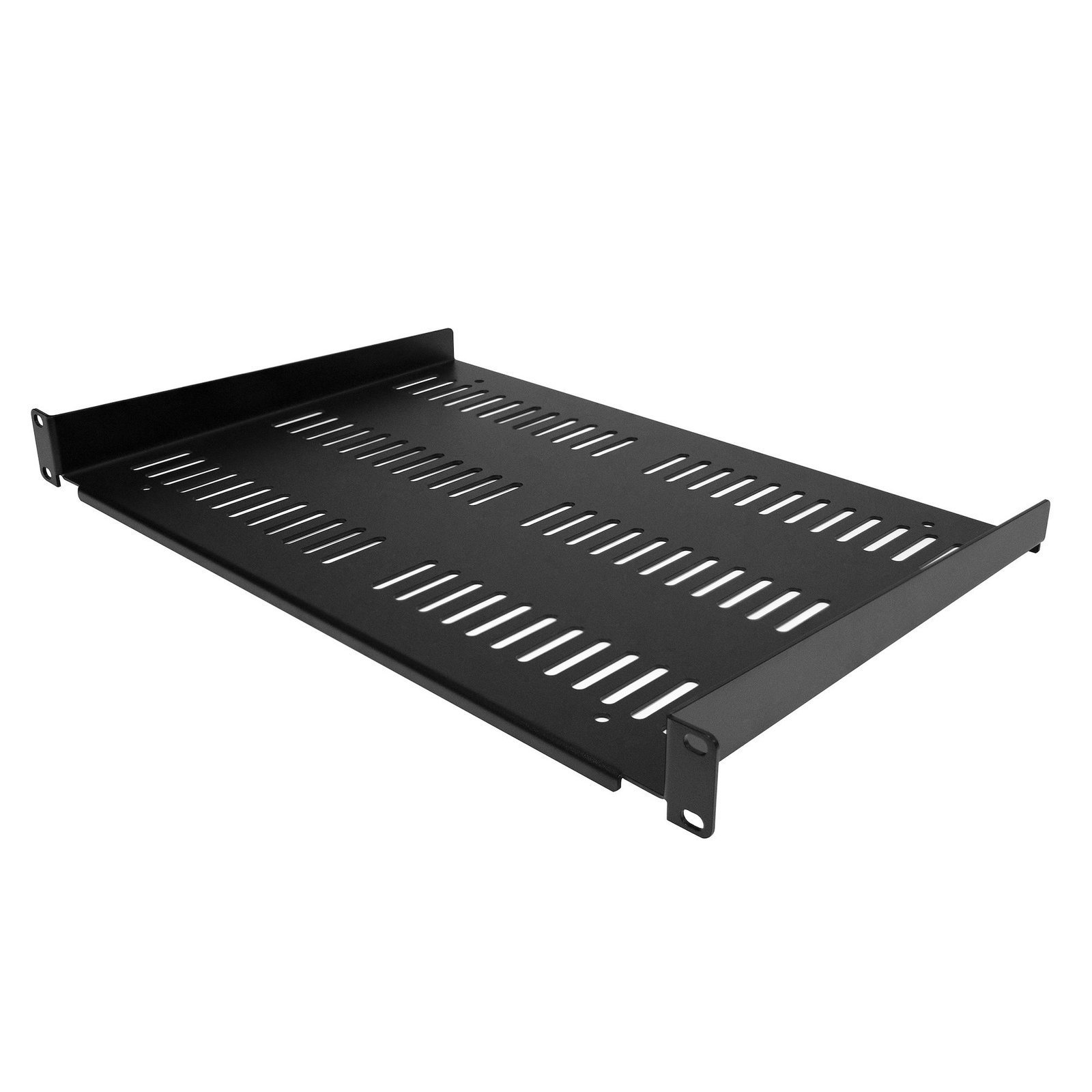 StarTech.com 1U Server Rack Shelf - Universal Vented Mount Cantilever Tray for 19" Network STA-SHELF-1U-12-FIXED-V