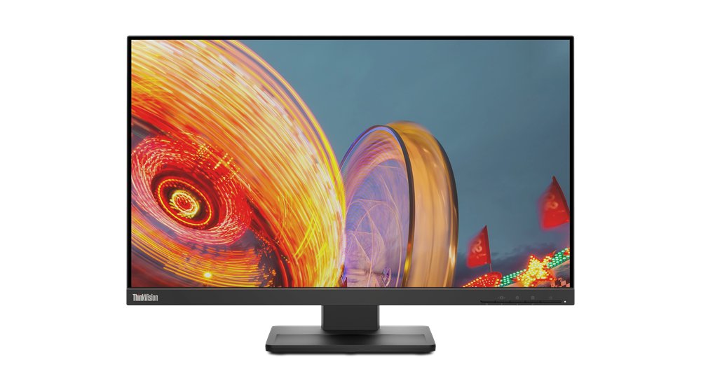 Lenovo ThinkVision E24q-20 computer monitor 60.5 cm (23.8") 2560 x 1440 pixels Quad HD LED Black 62CFGAR1US