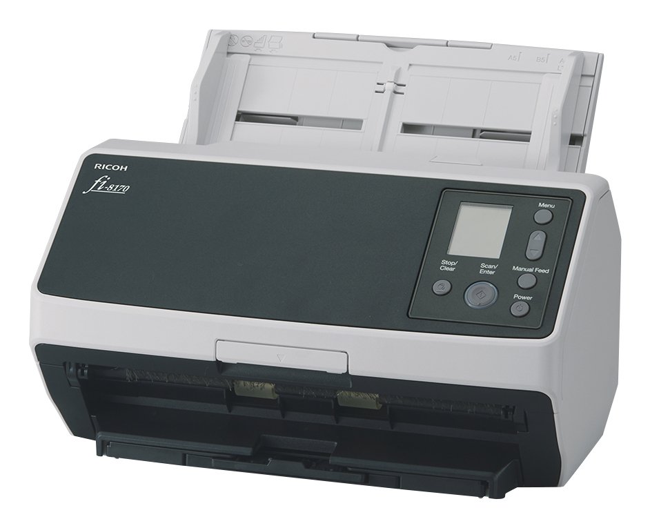 RICOH PFU fi-8170 ADF + Manual feed scanner 600 x DPI A4 Black, Grey FUJ-PA03810-B055
