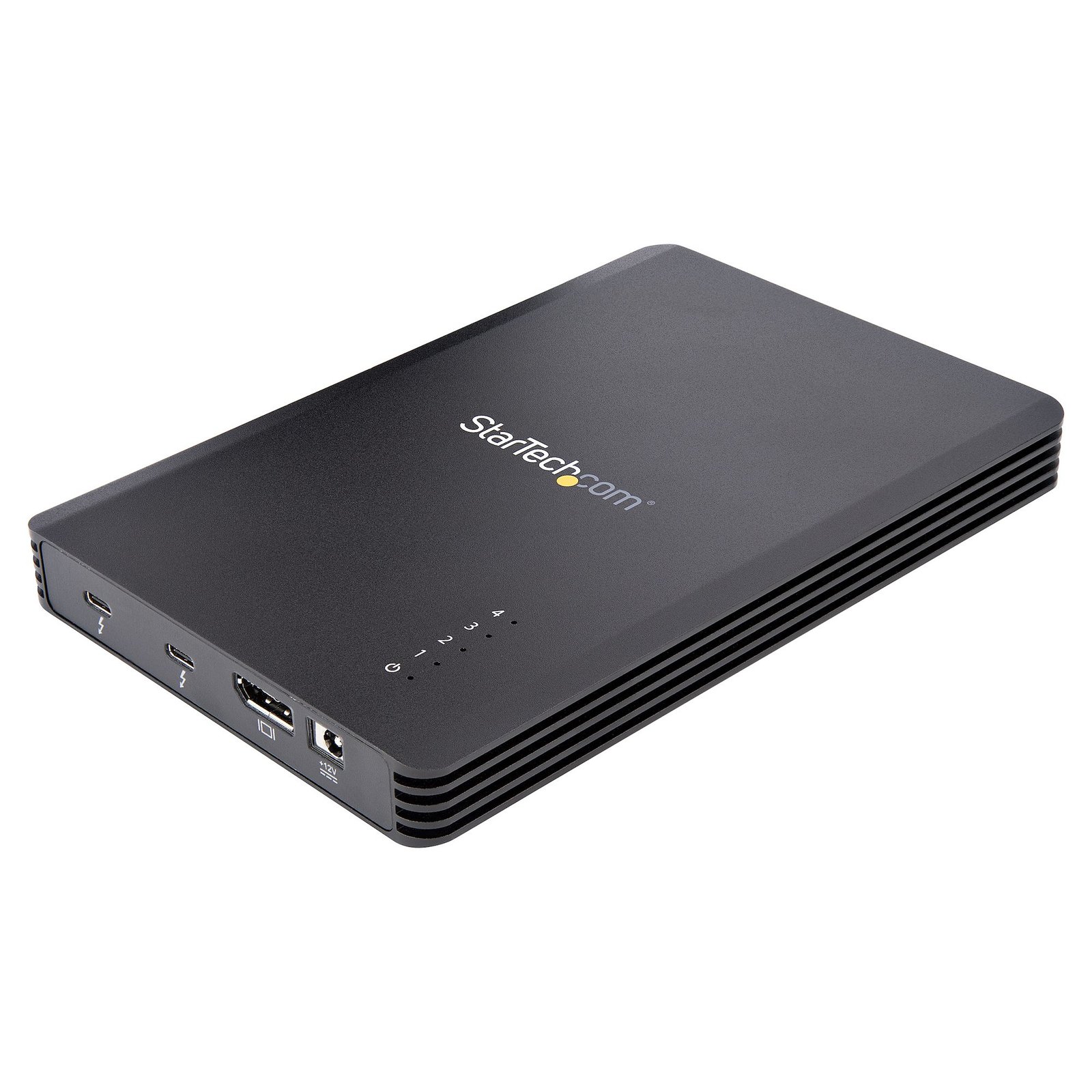 StarTech.com 4 Bay Thunderbolt 3 NVMe Enclosure, For M.2 SSD Drives, 1x DisplayPort Video/ 2x TB3 STA-M2E4BTB3