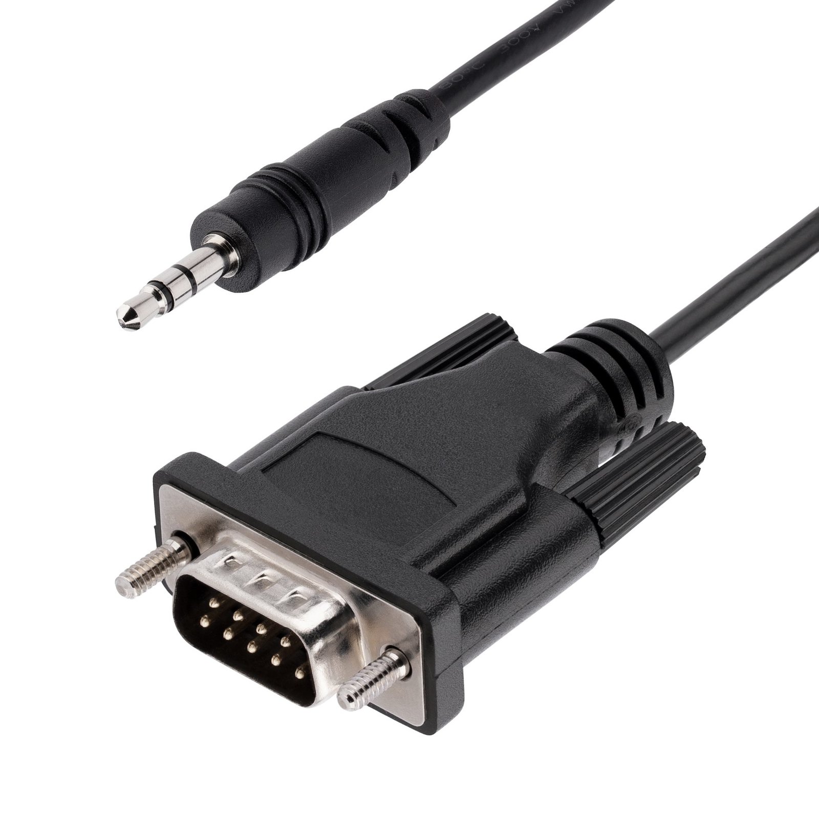 StarTech.com 3ft (1m) DB9 to 3.5mm Serial Cable for Device Configuration, RS232 Male Used STA-9M351M-RS232-CABLE