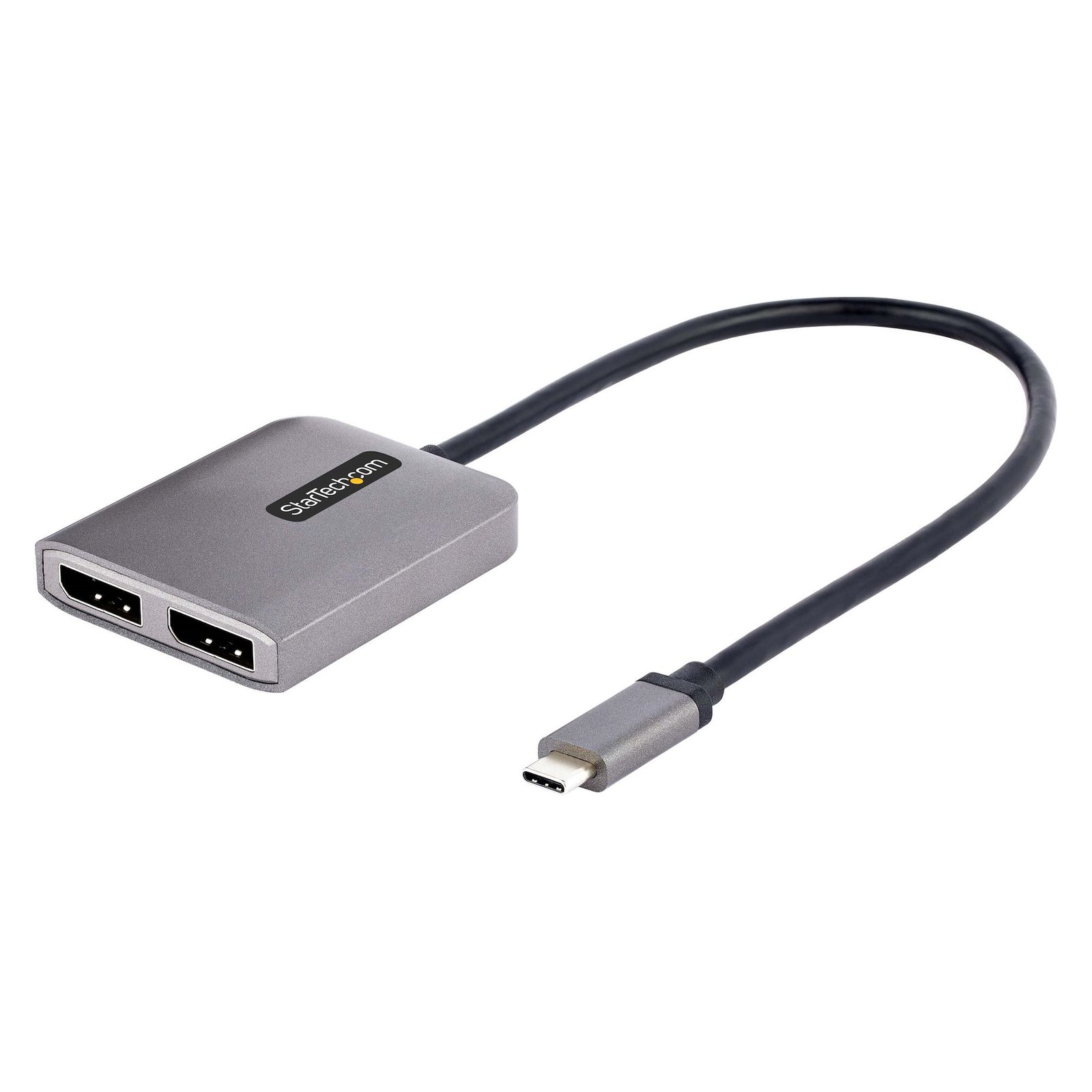 StarTech.com USB-C to Dual Displayport 1.4 Adapter, USB Type-C Multi-Monitor MST Hub, 5K 60Hz DP STA-MST14CD122DP