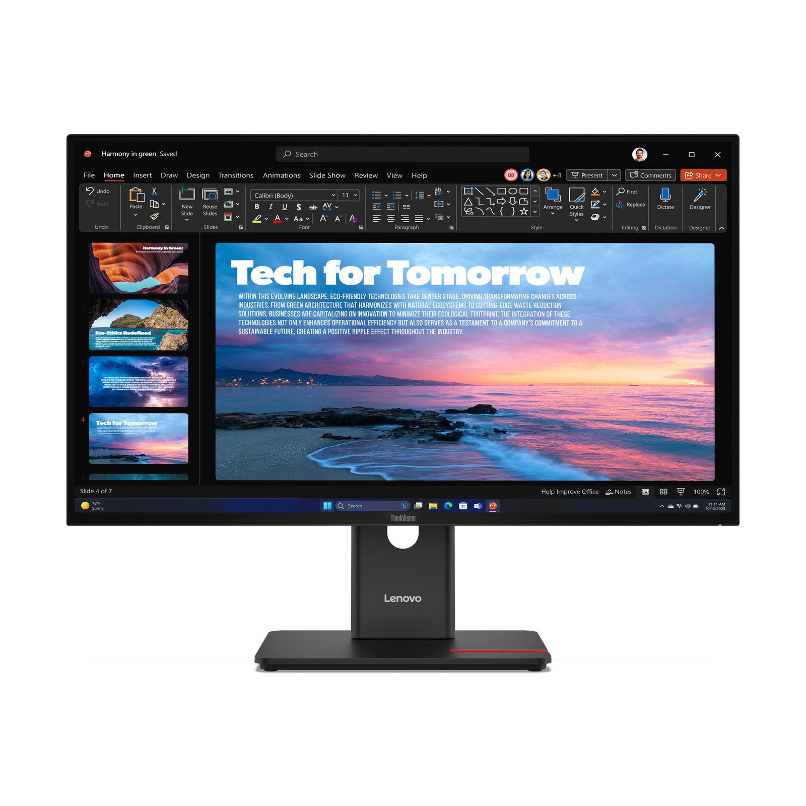 Lenovo ThinkVision T27QD-40 Monitor 64AAGAR2UZ